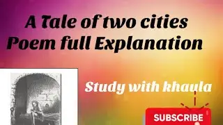 A Tale of two cities Poem Stanza  explanation