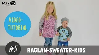 Raglan Sweater für Kinder selber nähen  DIY-Näh-Tutorial