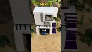 #miniature #diy #house #vfuho #mrzofy #shortsvideo #dreamhouse #home #minihouse #modernhous