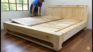 Inside a Modern Wooden Bed Factory: From Raw Wood to Finished Furniture (Full Process)