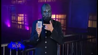 HOLE-Y CARD TRICK, MASKED MAN!