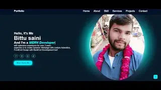 Personal Portfolio Website Using html and css only | How to create Personal Website