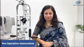 Cataract surgery preoperative instructions