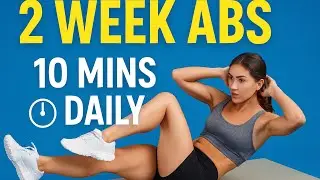 Only 10 Mins a Day?! Get Shredded with This 2-Week Abs Challenge! 💪🔥
