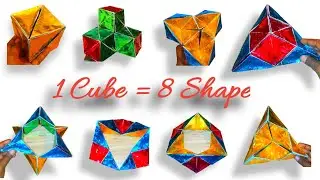 How to make paper cube toy easy | how to make paper Rubik's cube