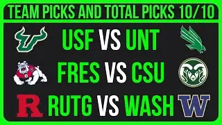 College Football Picks Today 10/10/25 NCAAF Week 7 Betting Picks and Predictions