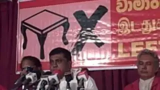 LEFT FRONT Manifesto Press Conference, 28-12-2009 in Nippon Hotel Colombo
