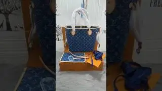Where every stitch holds a dream | Louis Vuitton Neverfull MM Monogram Denim #review #bag #unboxing