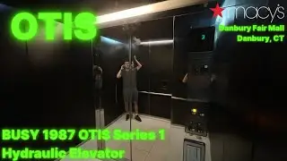 BUSY 1987 OTIS Series 1 Hydraulic Elevator | Macy*s | Danbury Fair Mall | Danbury, CT