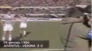 Juventus - Verona 3-0 (26.01.1986) 4a Ritorno Serie A.