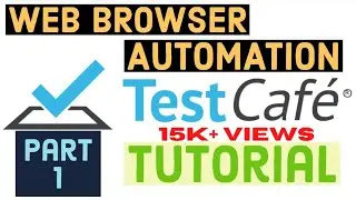 Introduction to TestCafe - Tutorial - Part 1