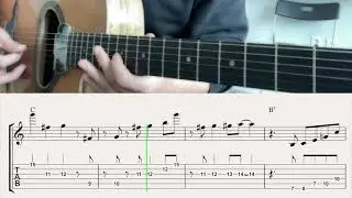 J'attendrai Gypsy Jazz Guitar Solo (Tchavolo Style) with Free Tab