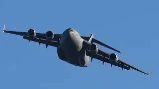 March ARB C-17 Globemaster Independence Day Flyover (Woodland Hills, CA)