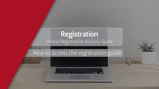2021 UFS Online Registration: Activity Guide - Section 1