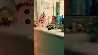 Our Christmas setup at work nice job team (: