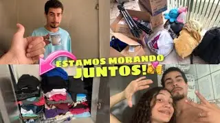 ME MUDEI PARA CASA DO MEU NAMORADO | estamos morando juntos 🥰🏠