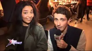Avec Zayra et Daniel dans la loge maquillage