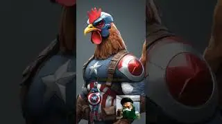 Superheroes But Chickens 🔥 Full Characters #avengers #shorts