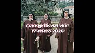 Evangelio del 17 de enero de 2026 ⚘️☘️⚘️☘️⚘️. Carmelitas Samaritanas del Corazón de Jesús.
