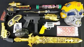 INSANE Golden Dragon Weapon Box! Bumblebee Mask, Gold Revolvers, Tactical SMG & Royal Sword