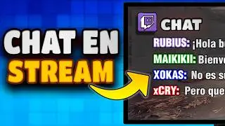 COMO PONER EL CHAT DE TWITCH EN OBS &iexcl;CON UN SOLO CLICK! 😱