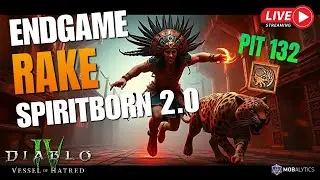 Diablo IV: Jaguar Rake Spiritborn / Community Pit Runs - Subscribe !build !discord