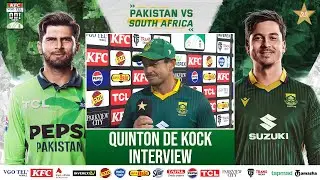 Quinton de Kock Interview | Pakistan vs South Africa ODI Series | 3rd ODI | PCB | M2R1U