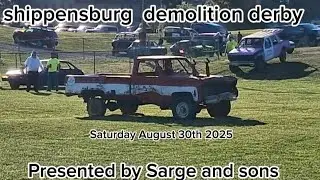 Shippensburg demolition derby 2025 full event 