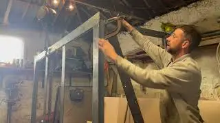 Building an American style RV pop out on my train carriage camper truck. Part 2