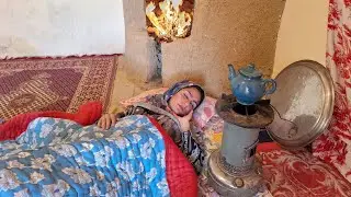 Village breakfast/The wonderful life of a lonely girl in the villages of Iran/nomadic life
