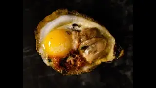 Quail Egg Stuffed Oyster Bake! #shorts
