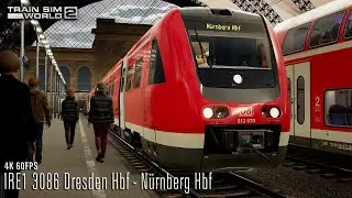 IRE1 3086 Dresden Hbf - N&uuml;rnberg Hbf - Tharandter Rampe - BR 612 - Train Sim World 2