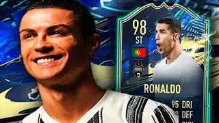 THE GOAT! 🐐 98 TOTS RONALDO PLAYER REVIEW - FIFA 21 ULTIMATE TEAM