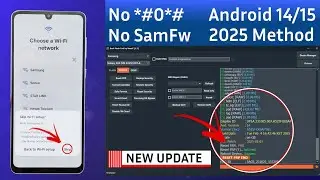 Samsung Frp Bypass Android 15 (No*#0*#) 2025 ✅| Samsung Frp Bypass New Security Patch 100% Free Tool