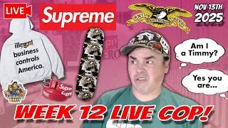 Trying to Cop Supreme Week 11 Anti-Hero Collab LIVE 😭🔥