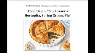 Hortopita Spring Greens Pie Food Demo #ucsdreyt #fooddemo #recipe #springrecipes