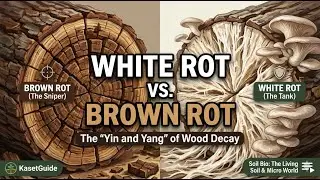 Brown Rot vs. White Rot 🍄 How to Read a Dead Log to Build Better Soil