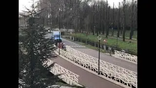 Oversteek Stroomzijde Witte pad timelapse