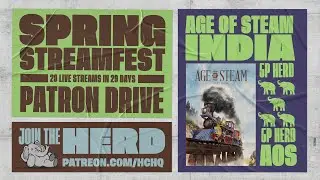 Age of Steam - India - 5p Teaching, Play-through, & Round table by Heavy Cardboard