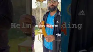 Helmet Padding #helmet #cricketfans #india #safety #cricketsamachar #playsafe