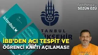 İBB’DEN ÇOK ACI TESPİT VE ÖĞRENCİ KARTI AÇIKLAMASI! İŞSİZLERE ÜCRETSİZ ULAŞIM İMKANI