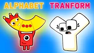 Numberblocks Transform into Alphabet Lore (A-Z...)