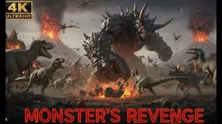 Magma Titan vs. Army & Dinosaurs: The Ultimate Battle | 4k #dinosaur