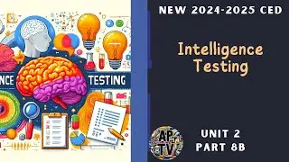 🎯INTELLIGENCE TESTING - AP Psychology Unit 2 Part 8b🎯