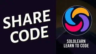 How to Share Code in Sololearn 2025?