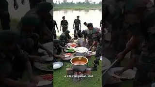 29 Indian Army Soldiers Cooking by Riverside | Fire Camp Food Making | Real Brotherhood Moments 🇮🇳