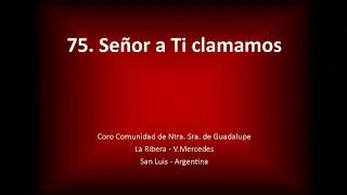 Señor a Ti clamamos