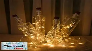 20 LED Bottle Cork Shaped String Fairy Lamp Night Lights Decor USB Rechargeable