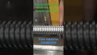 ACME thread 4000 mm length Leadscrew manufacturing