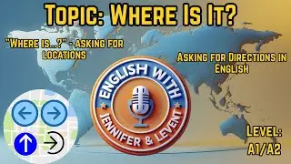 Asking for Directions in English | Left, Right, Straight | #learnenglish #slowenglishlistening